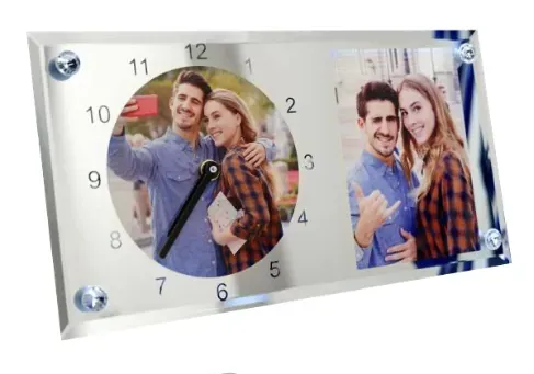 שעון -זכוכית דקה מראה