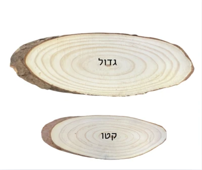 שלט לדלת בחריטת לייזר ישנם 2 גדלים