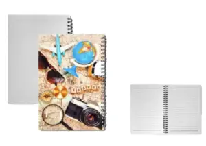 מחברת A5 ספירלה 60 דף כריכות פלסטיק