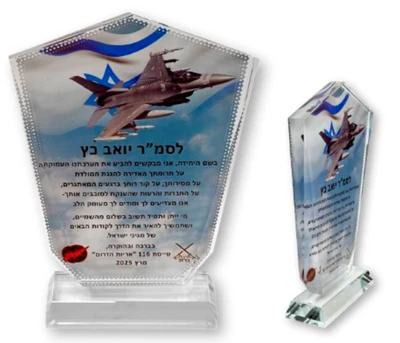 מגן קריסטל גודל 14*18